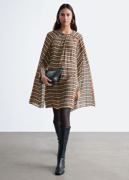 Cape Mini Dress