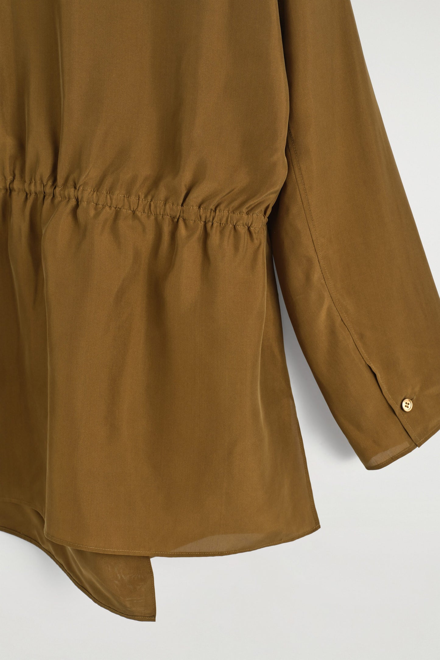 Shawl-Lapel Silk Blazer