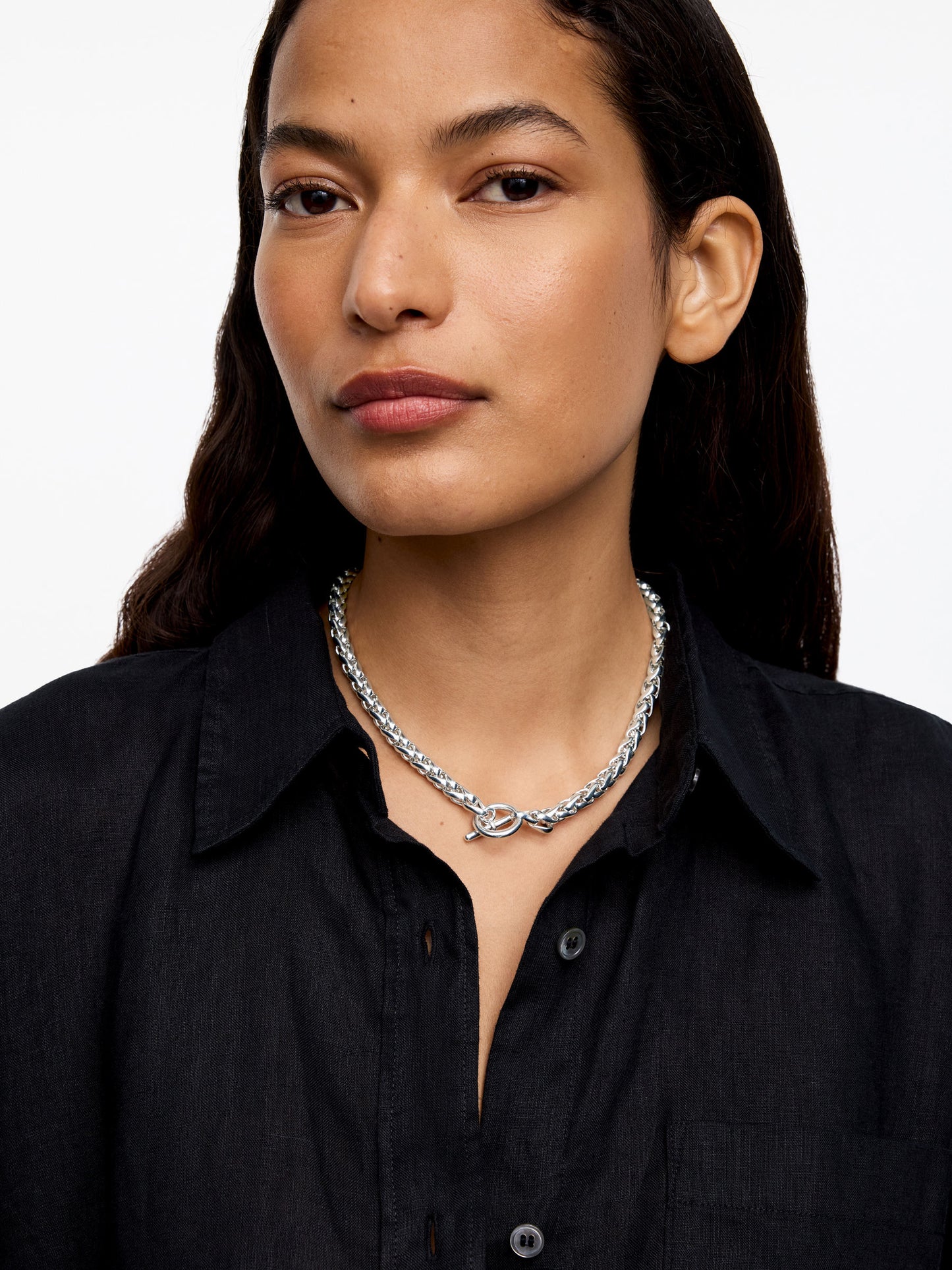 SIlver-Plated Rope Chain