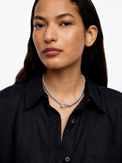 SIlver-Plated Rope Chain