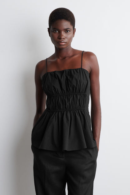 Gathered Cotton Top
