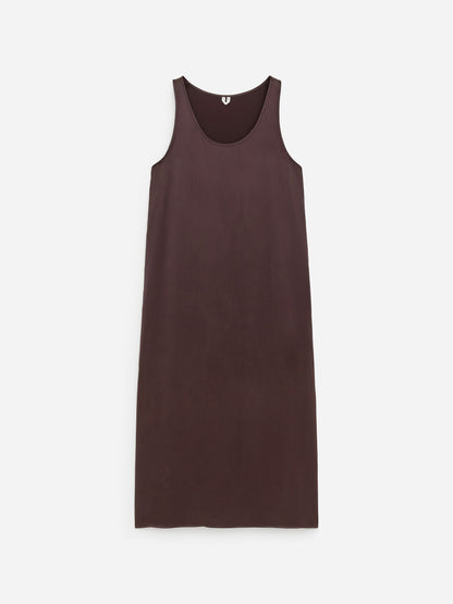 Sleeveless Satin Dress