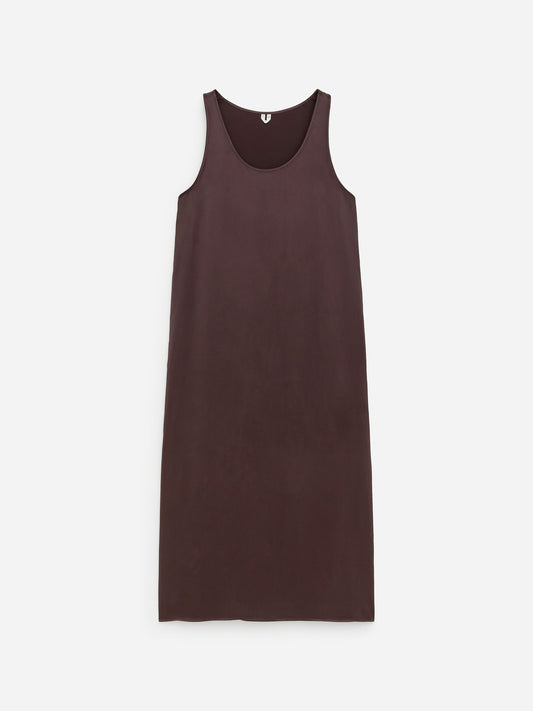 Sleeveless Satin Dress