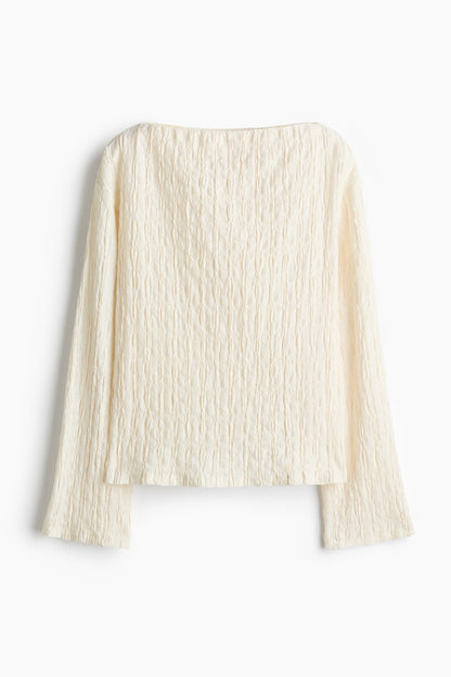 Boat-neck top