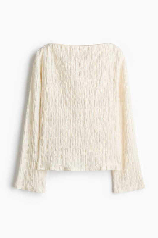 Boat-neck top