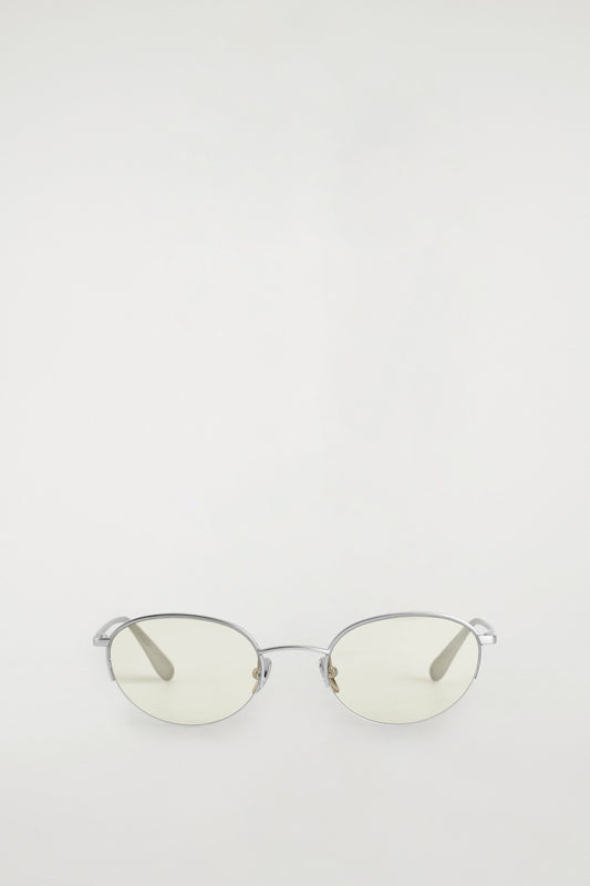 Round Wire-Frame Sunglasses