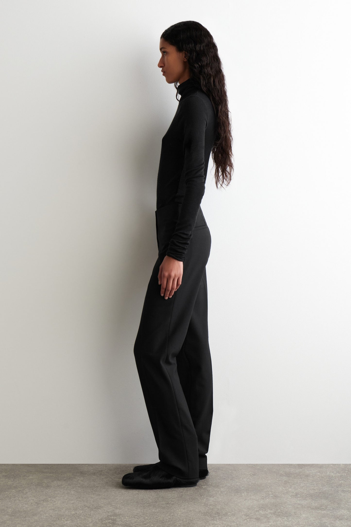 Slim Wool-Blend Trousers