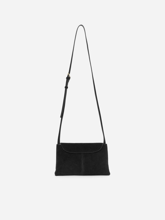Suede Crossbody Bag