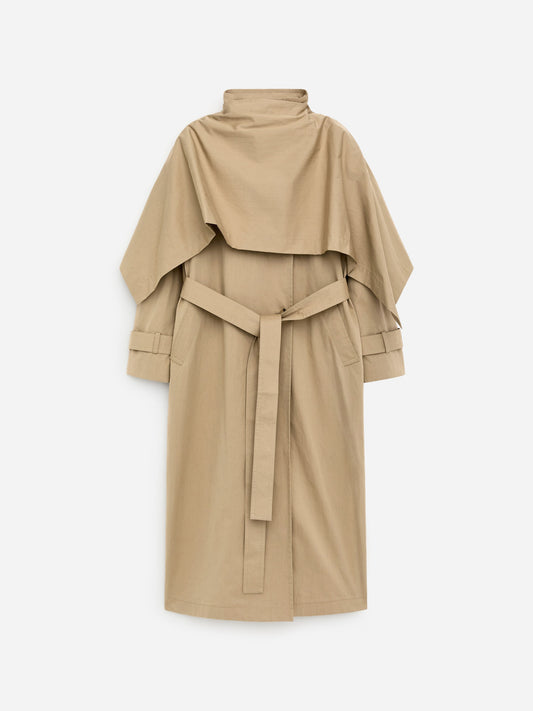 Scarf Trench Coat