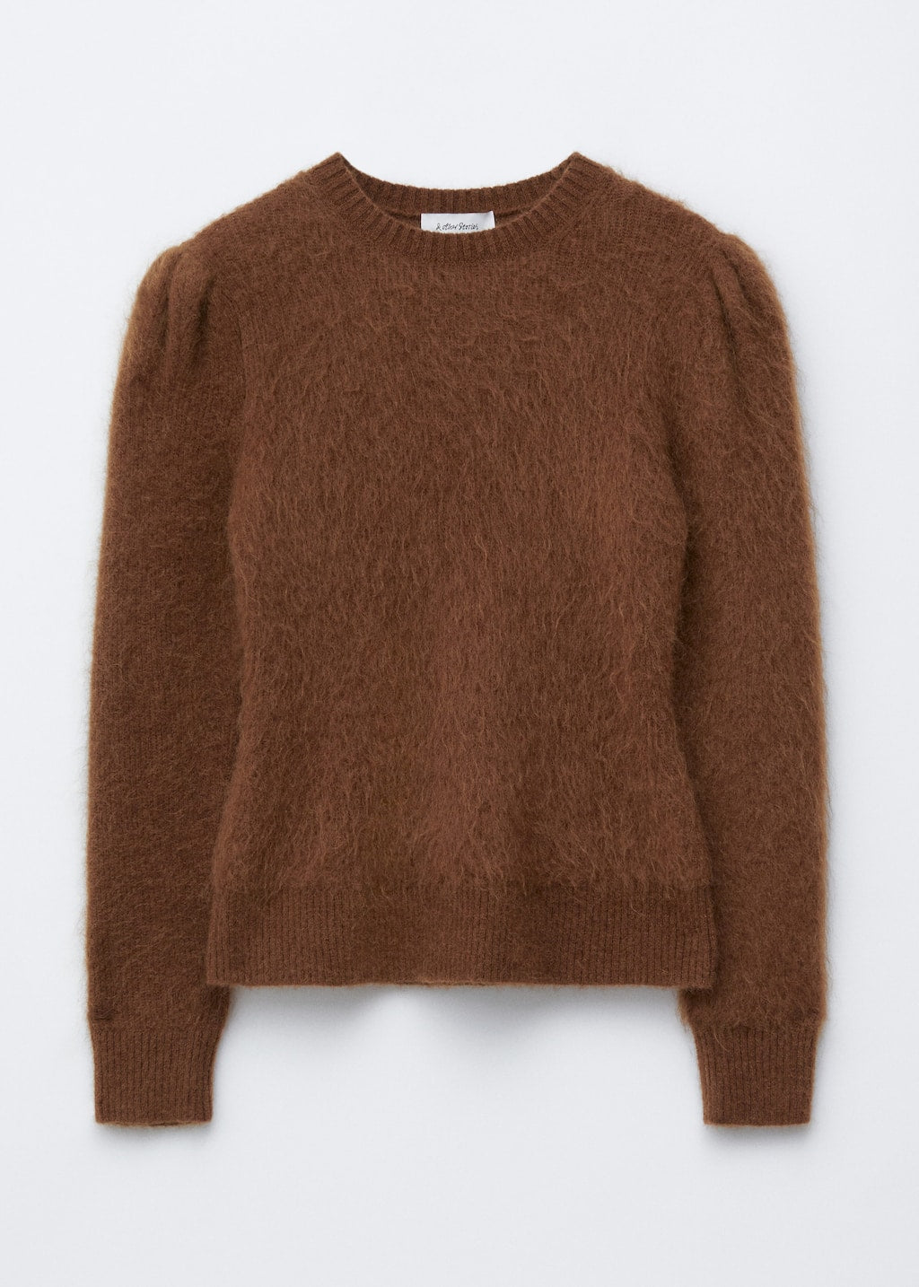 Mohair-Blend Puff-Sleeve Jumper