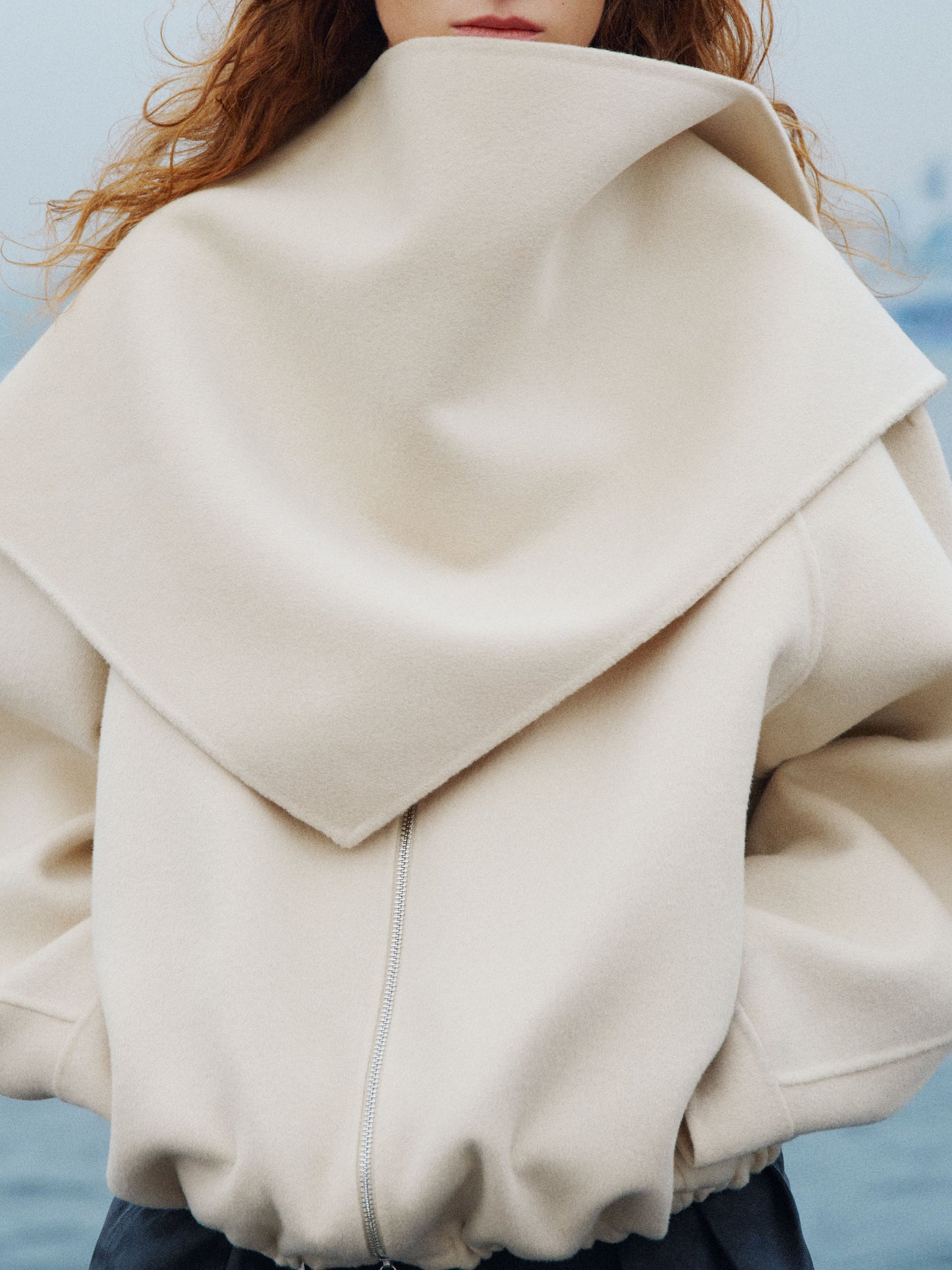 Wool-Blend Doublé Jacket