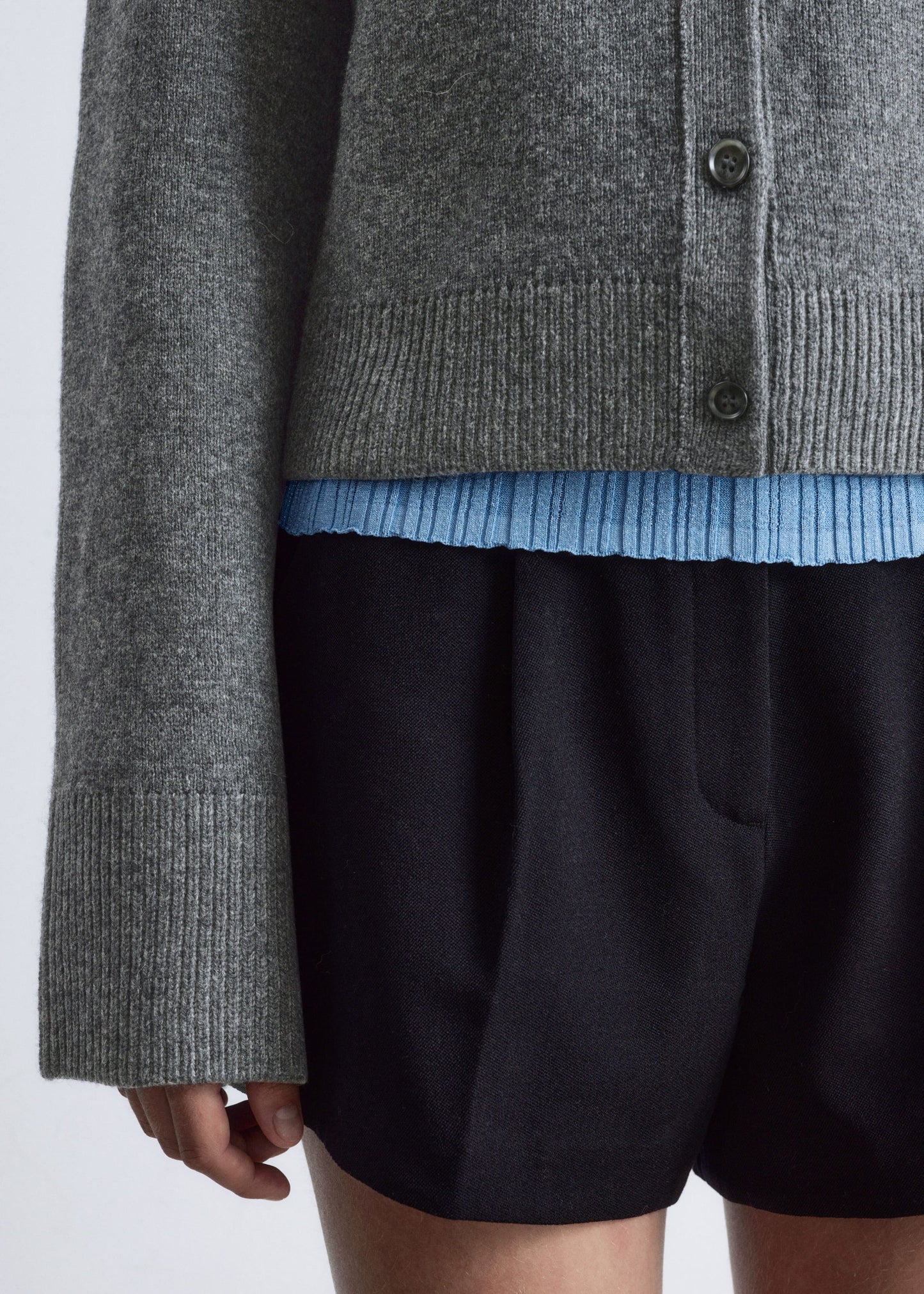 Cropped Boxy Cardigan