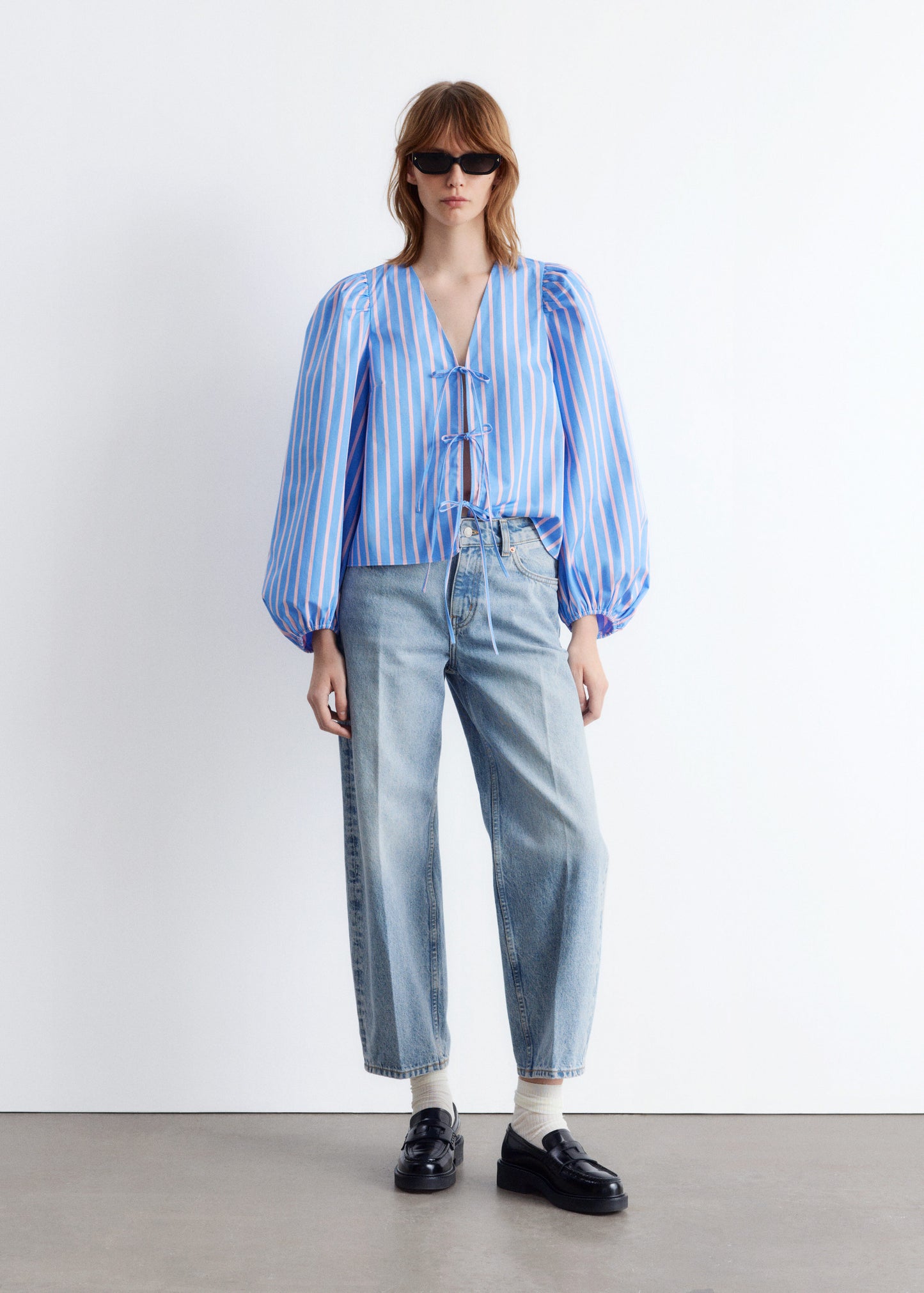 Tie-Front Blouse