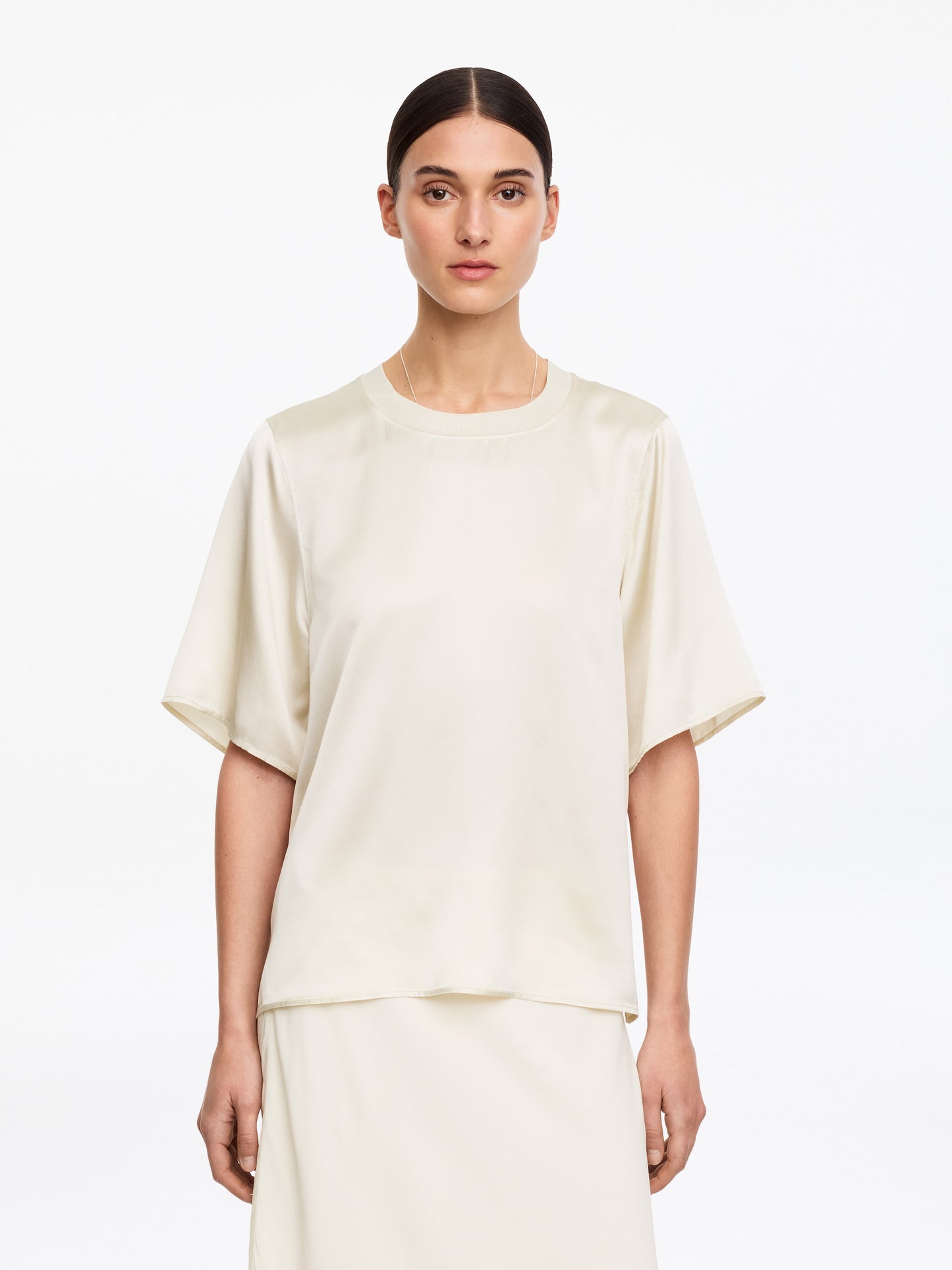 Silk Satin T-Shirt