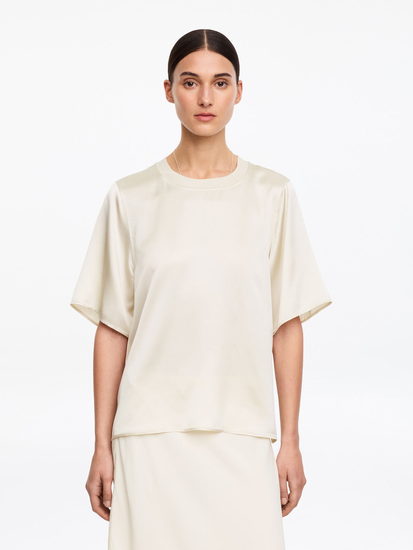 Silk Satin T-Shirt