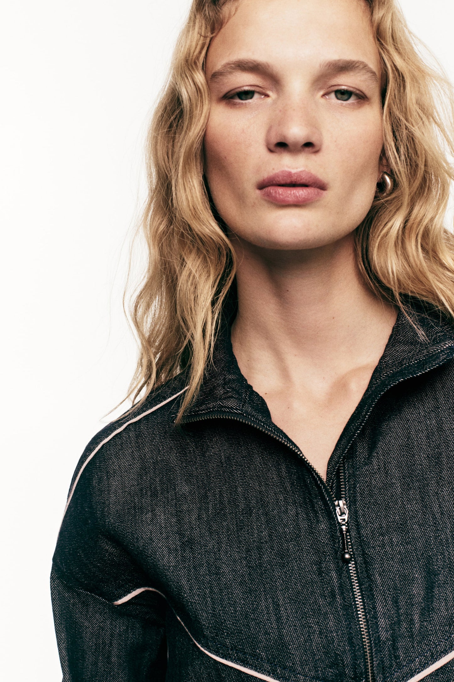 Oversized denim jacket