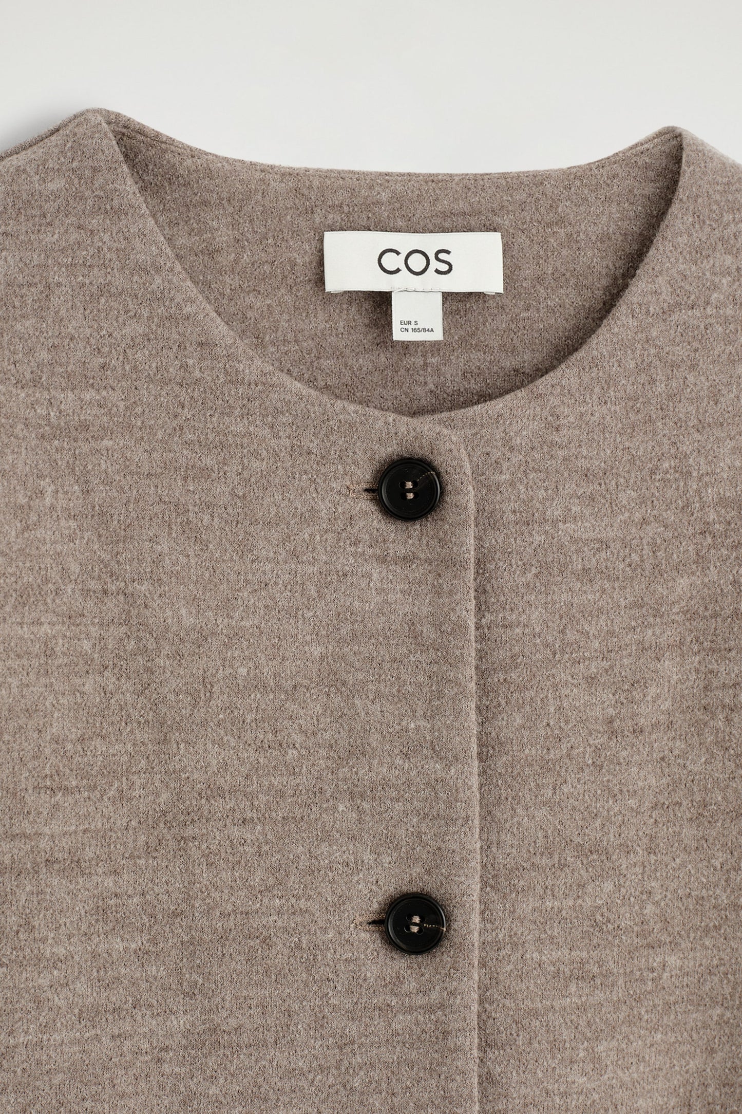 Boiled-Wool Cardigan