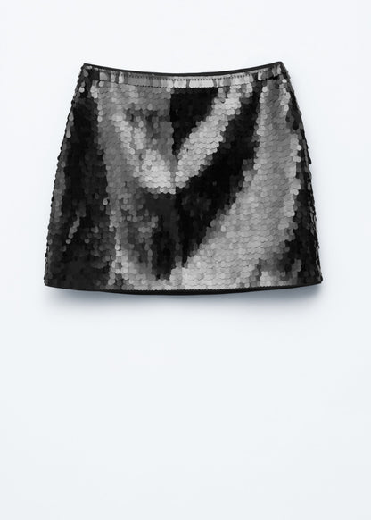 Sequin Mini Skirt