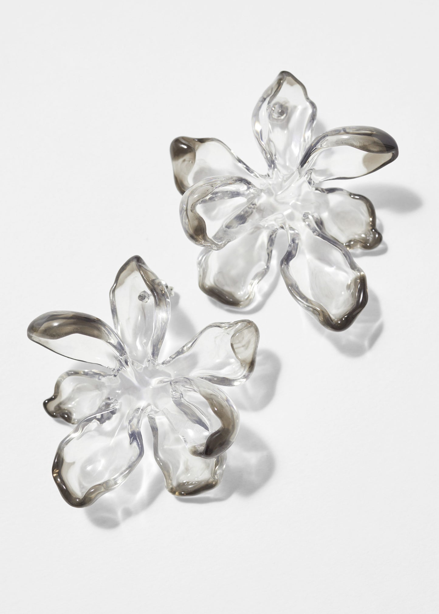 Transparent Flower Earrings
