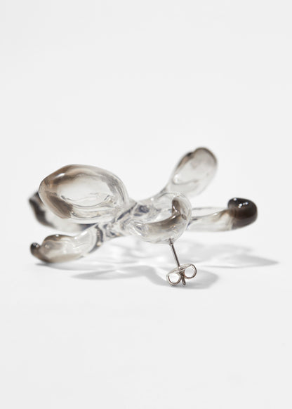 Transparent Flower Earrings