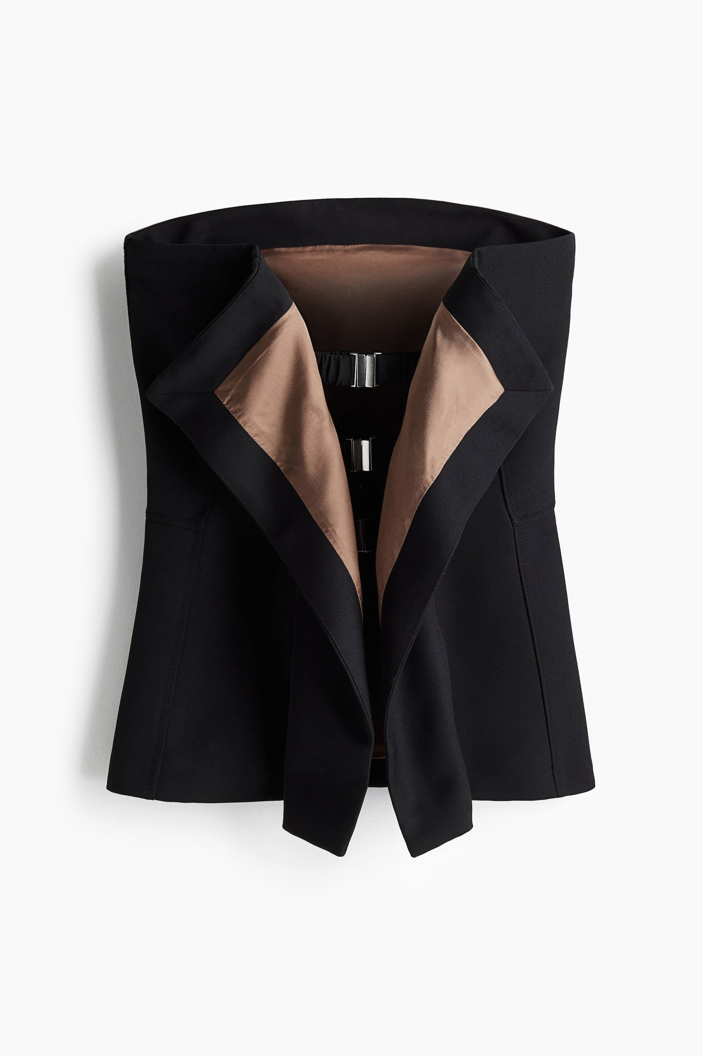 Open-back bandeau top