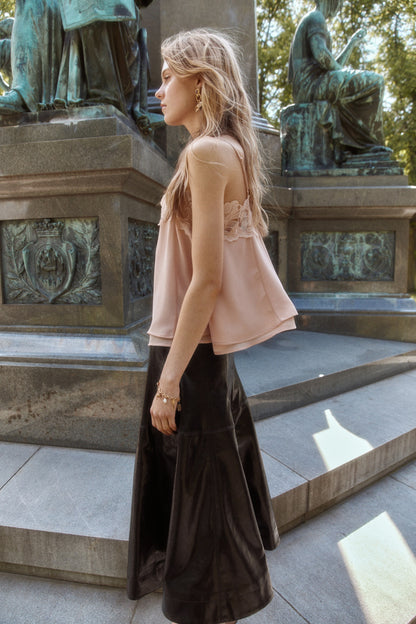 Coated circular skirt
