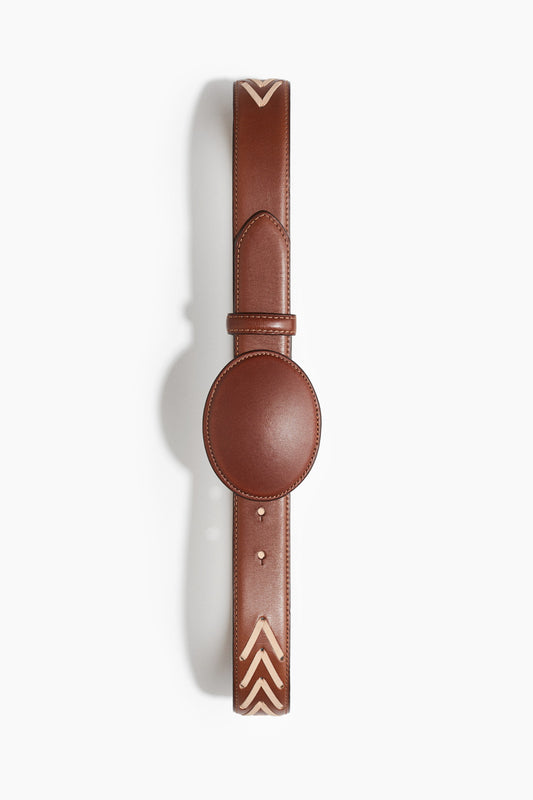 Leather belt