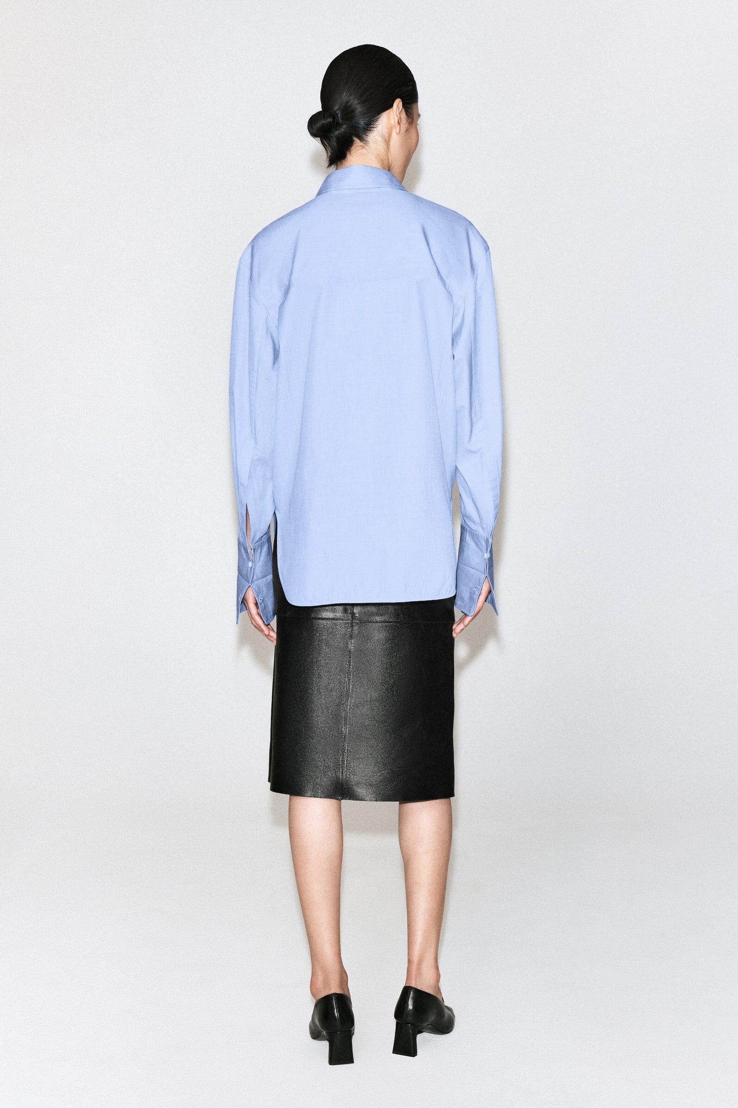 Folded-Cuff Cotton Shirt