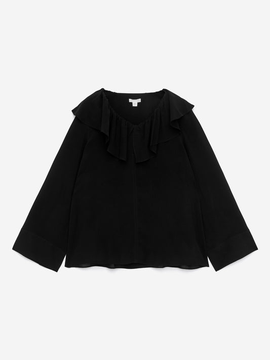 Frill-Collar Blouse