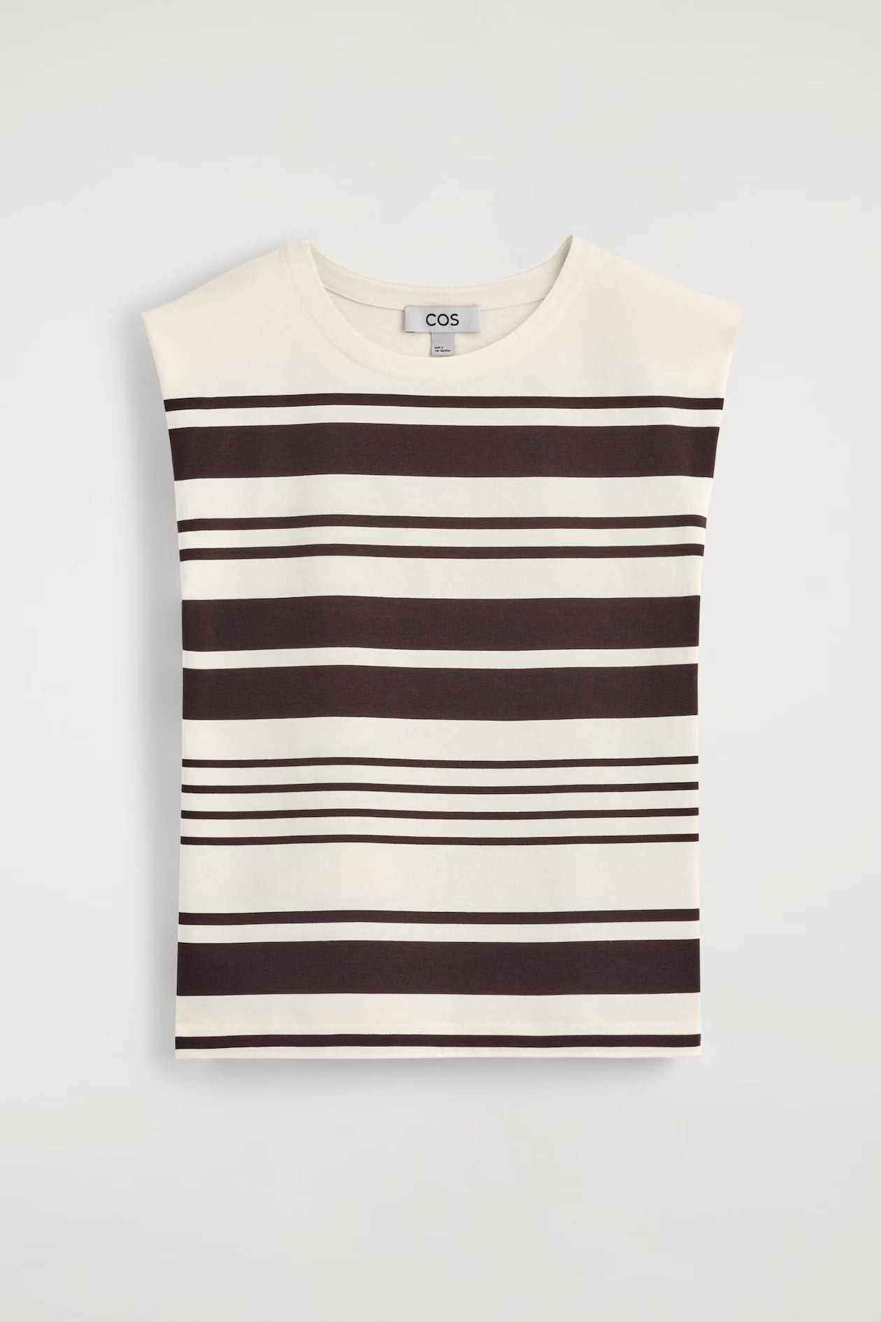 Folded-Shoulder Cotton-Jersey Tank Top