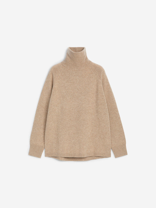 Roll-Neck Cashmere-Wool Jumper