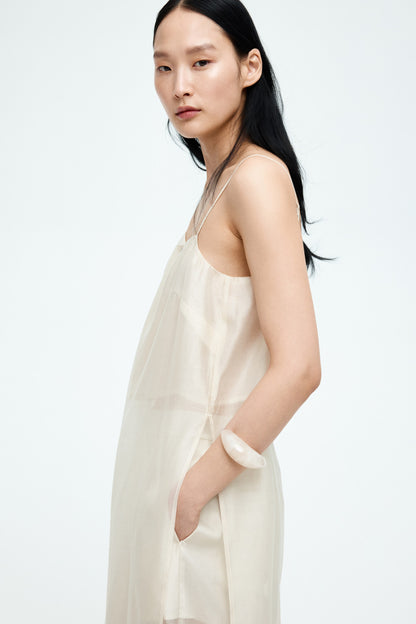 Long strappy top