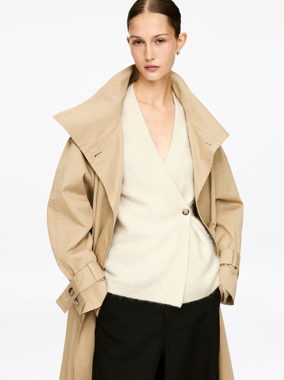 Alpaca-Wool Blend Cardigan