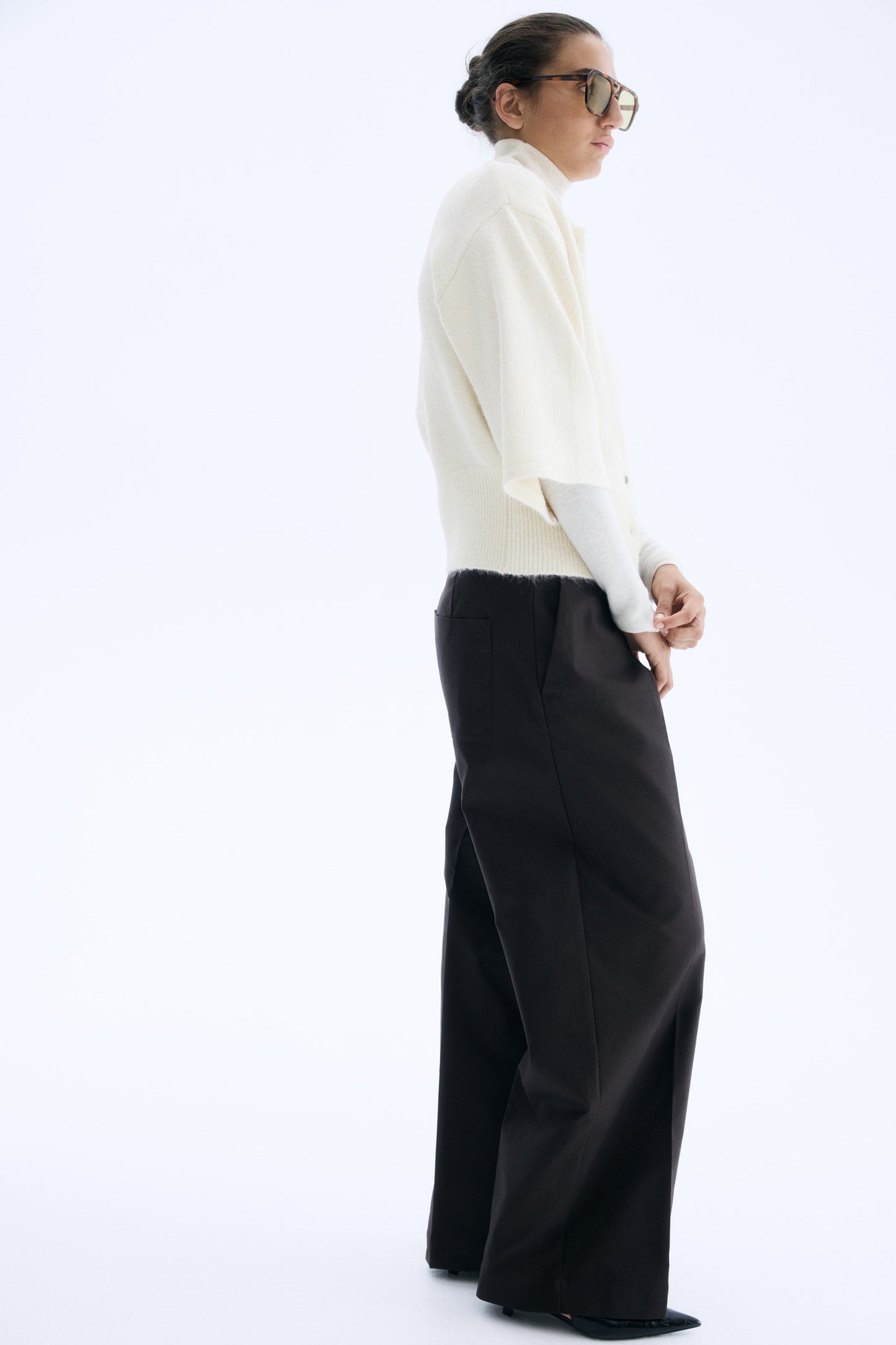 Collared cardigan