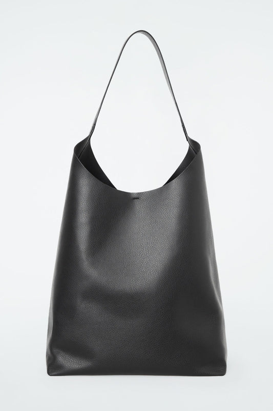 Serif Leather Tote