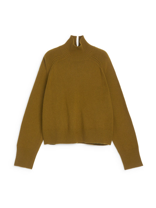 Roll-Neck Wool Jumper