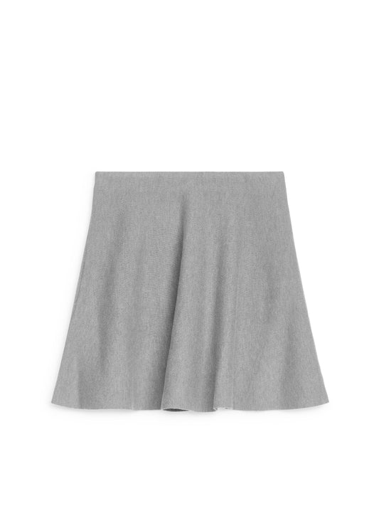 Wool-Blend Mini Skirt