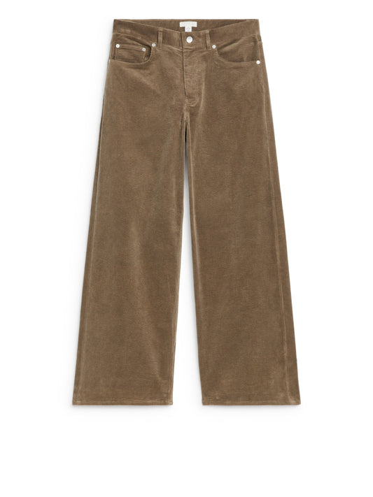 Wide Corduroy Trousers