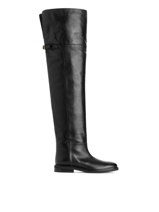 Over-The-Knee Leather Boots