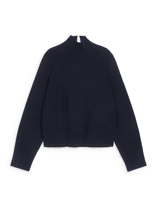 Roll-Neck Wool Jumper