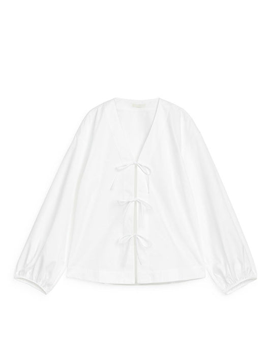 Puff-Sleeve Blouse