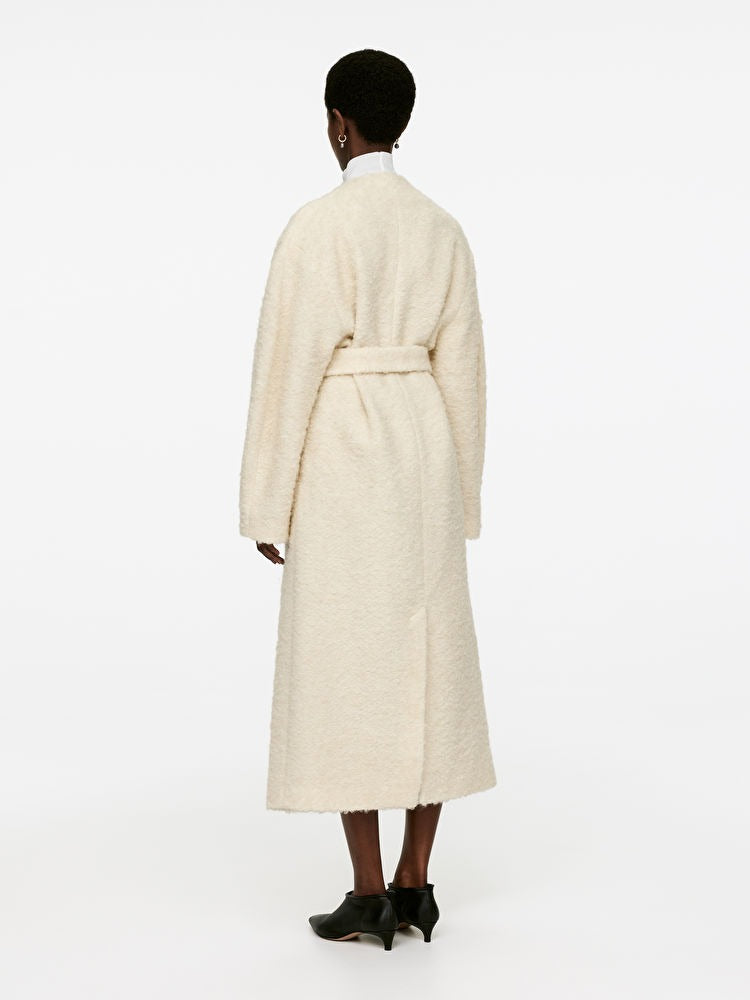 Bouclé Wool Coat