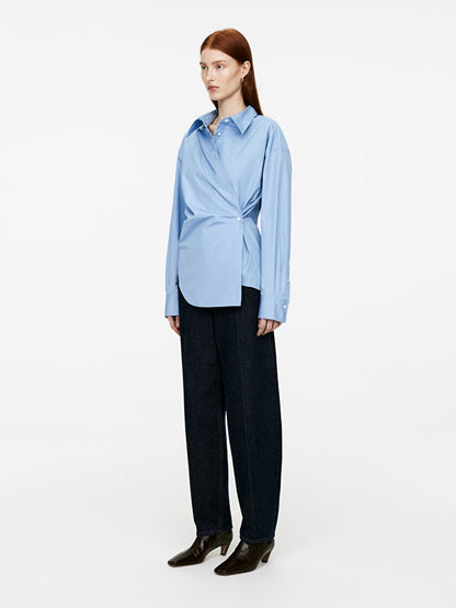 Asymmetric Wrap Shirt