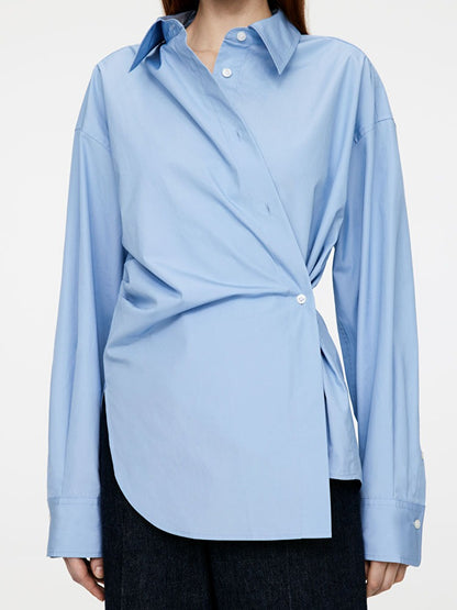 Asymmetric Wrap Shirt