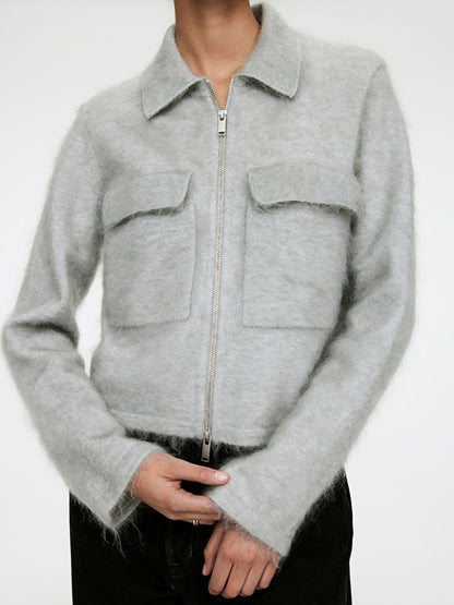 Mohair-Wool Blend Jacket