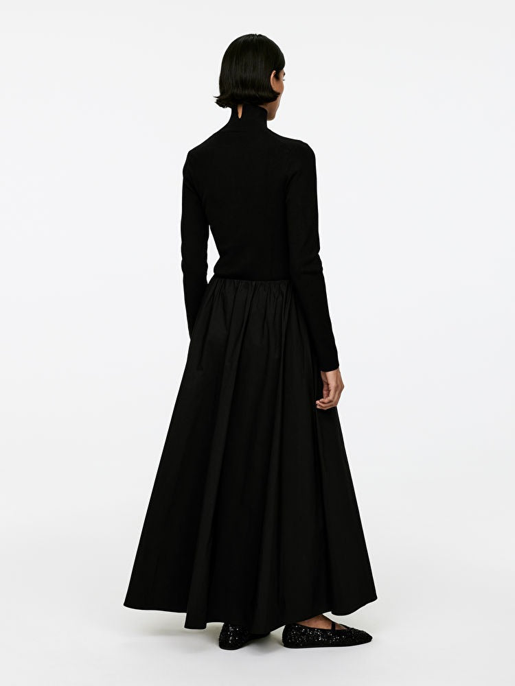 A-Line Taffeta Skirt