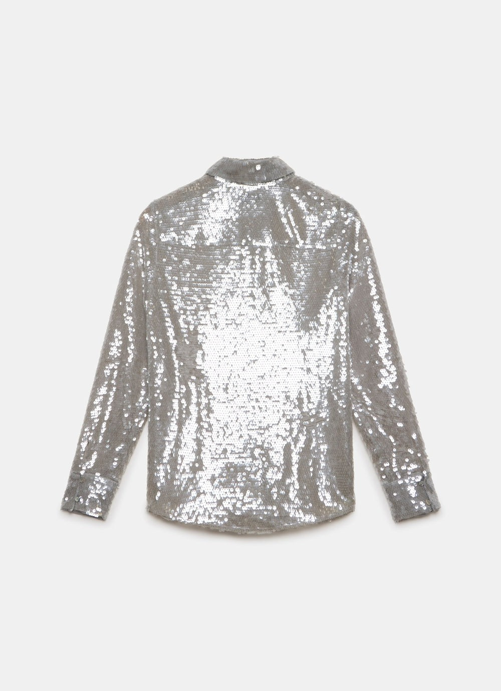 Grey Sequin Shirt