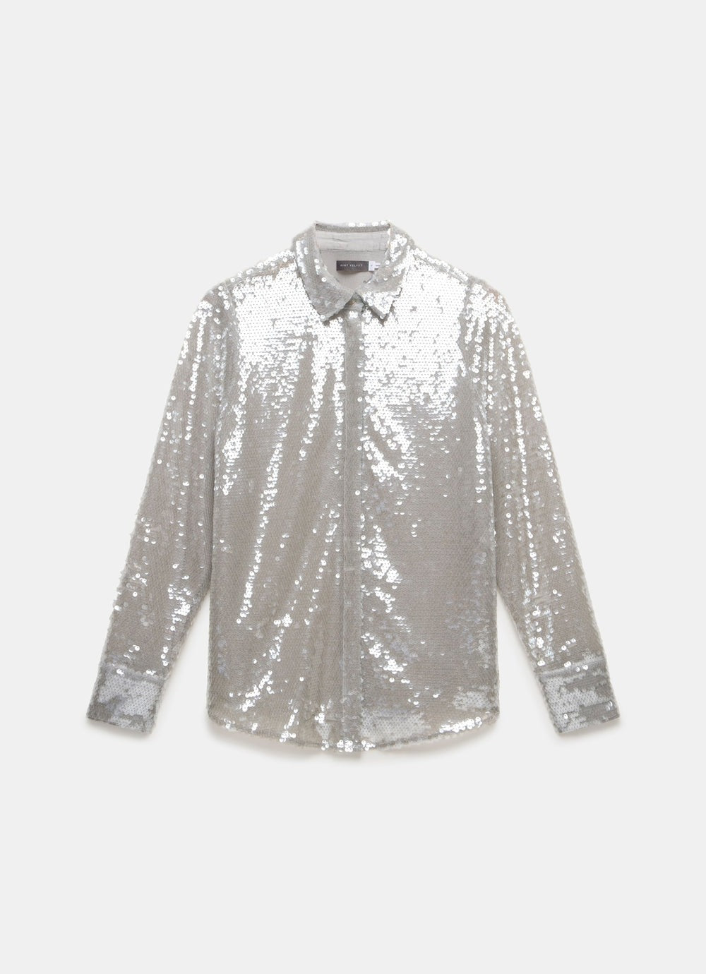 Grey Sequin Shirt