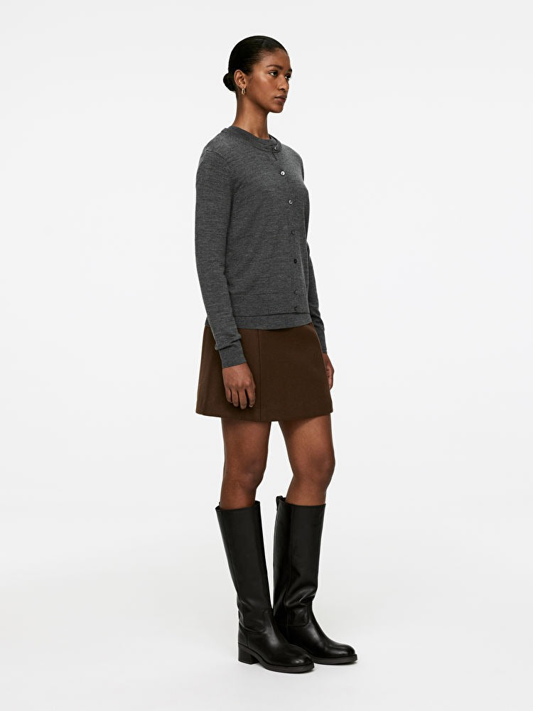 Wool Mini Skirt