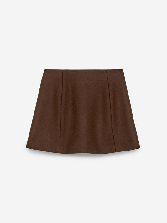 Wool Mini Skirt